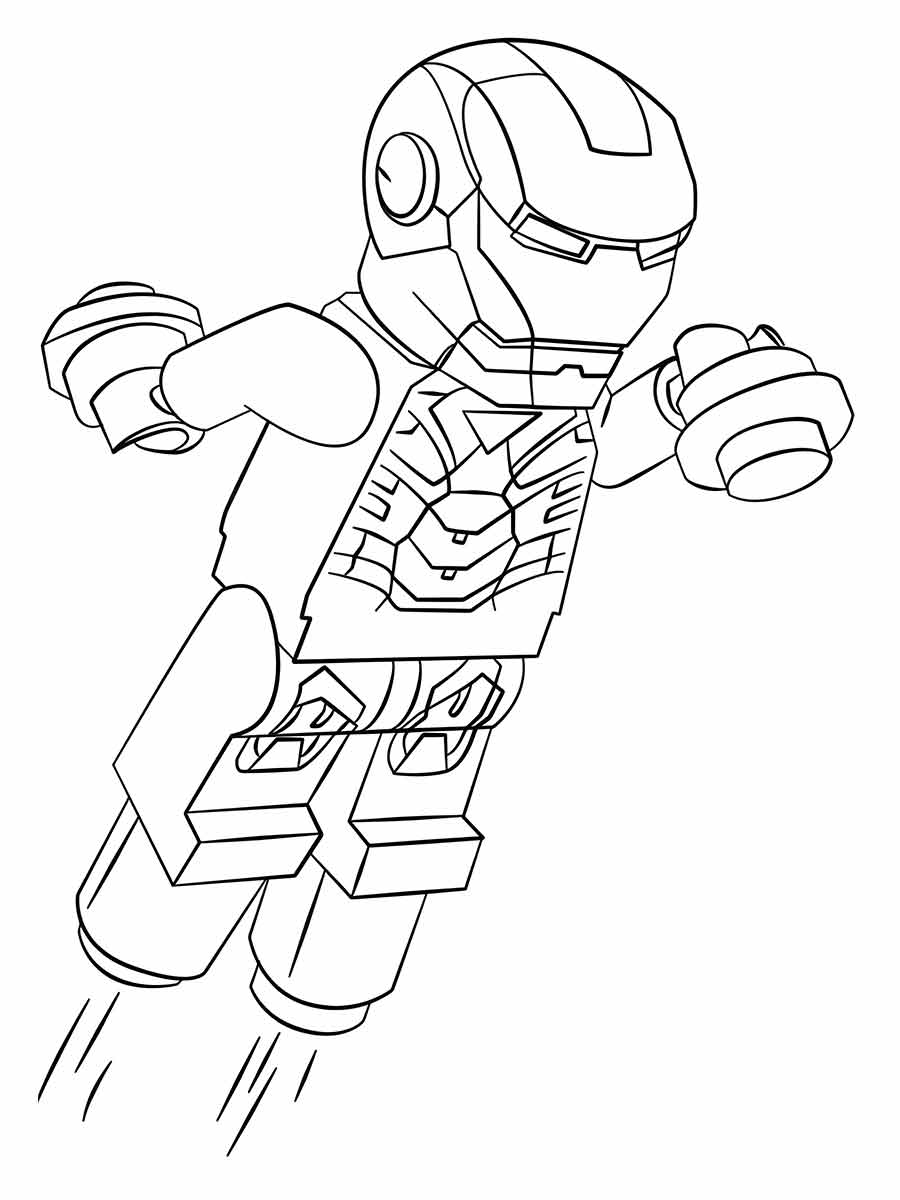 Iron man coloring page (13)