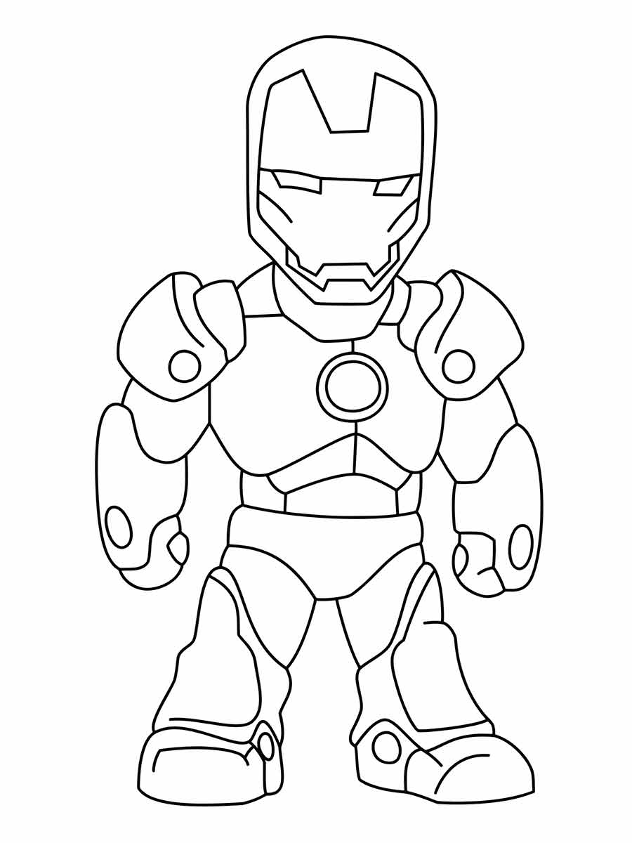 Iron man coloring page (18)