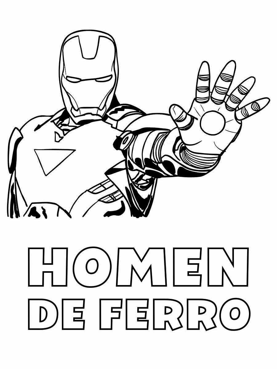 Iron man coloring page (19)