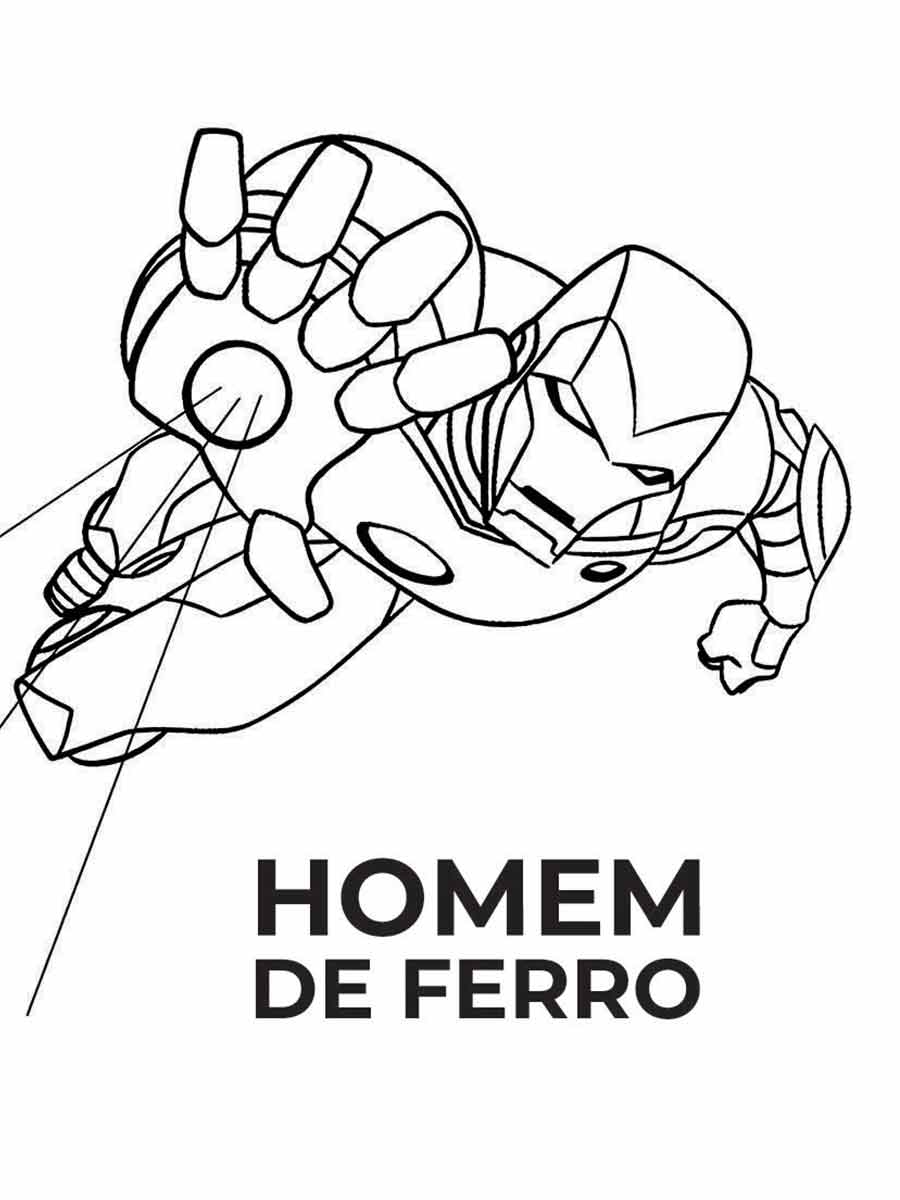 Iron man coloring page (20)