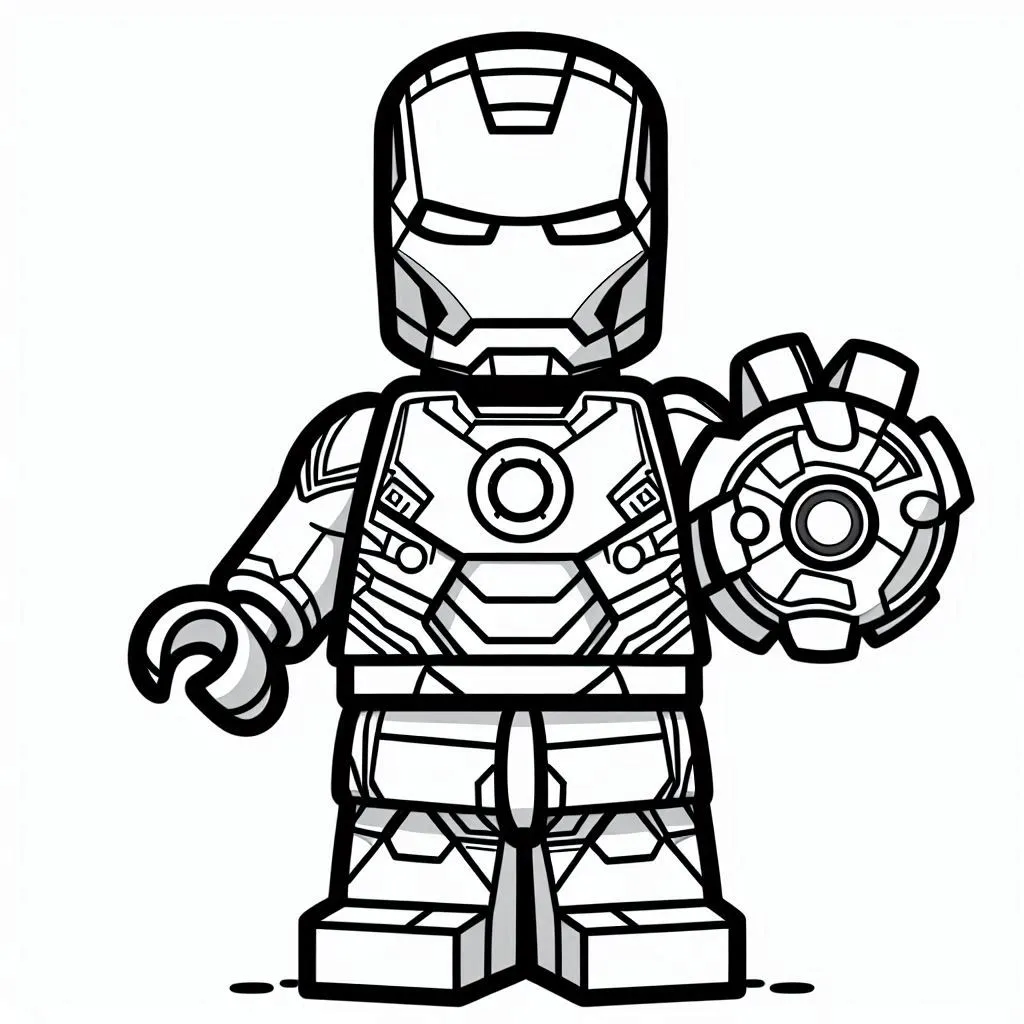 Iron man coloring page (22)