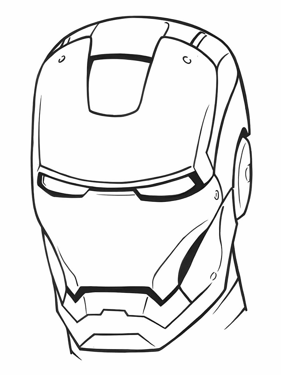 Iron man coloring page (24)