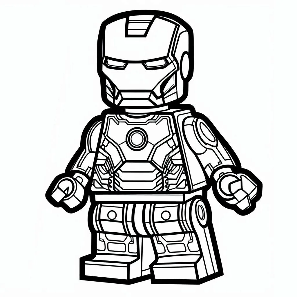 Iron man coloring page (24)