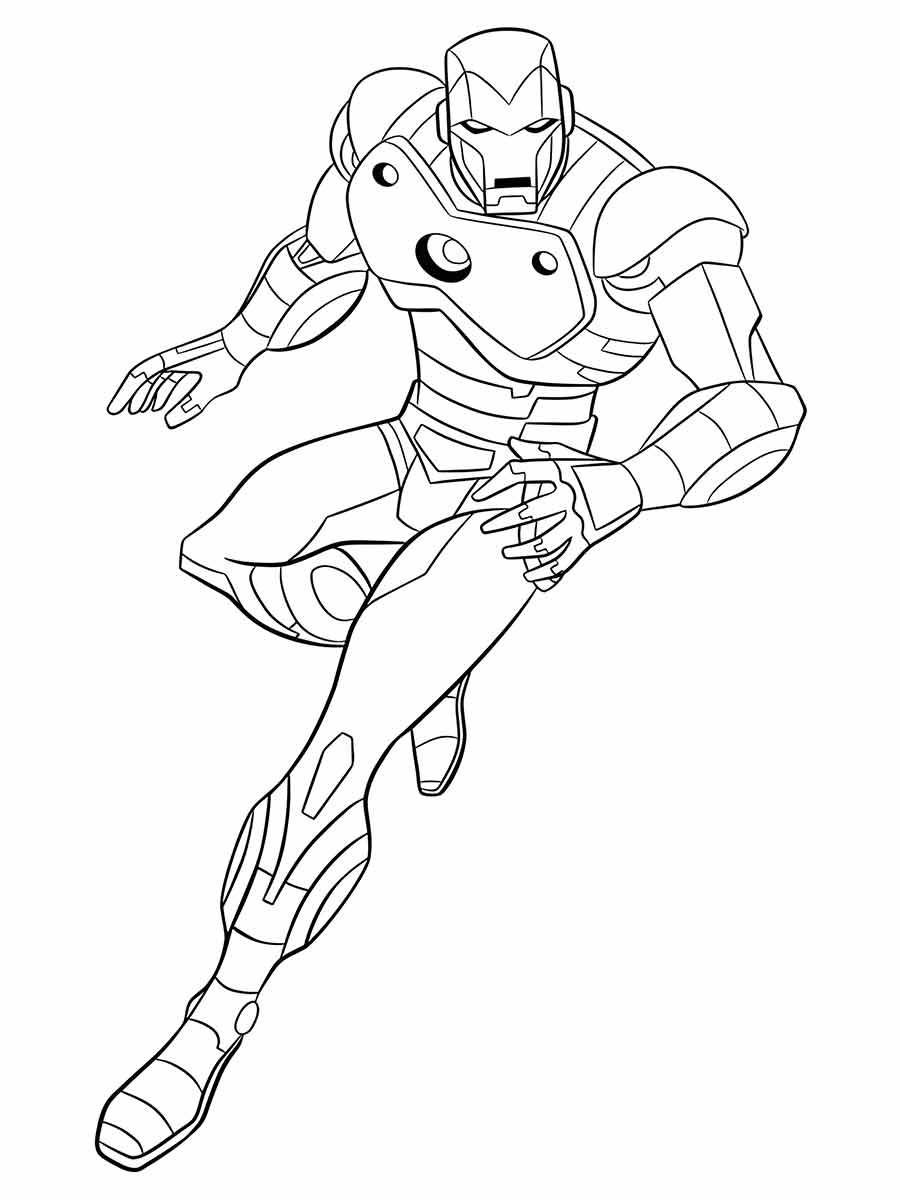 Iron man coloring page (26)