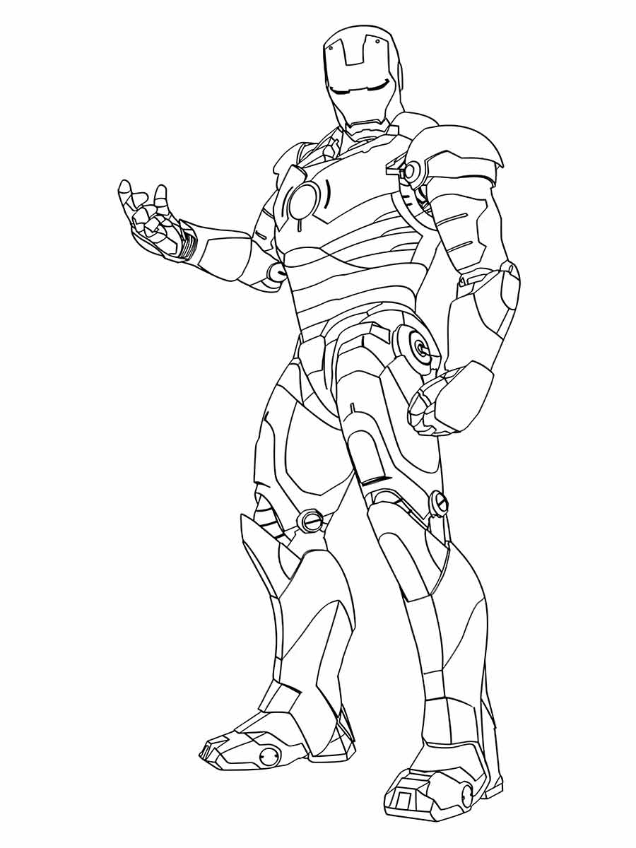 Iron man coloring page (28)