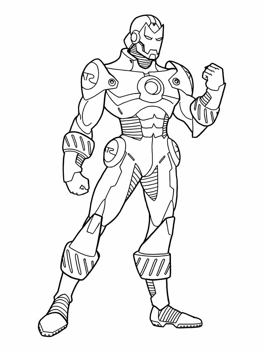 Iron man coloring page (29)