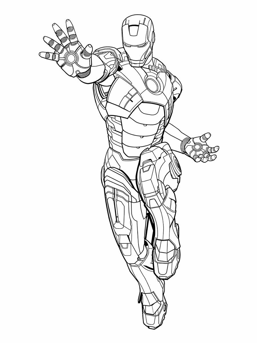 Iron man coloring page (31)