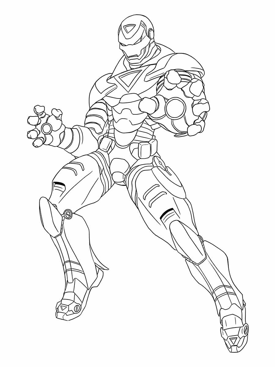 Iron man coloring page (32)