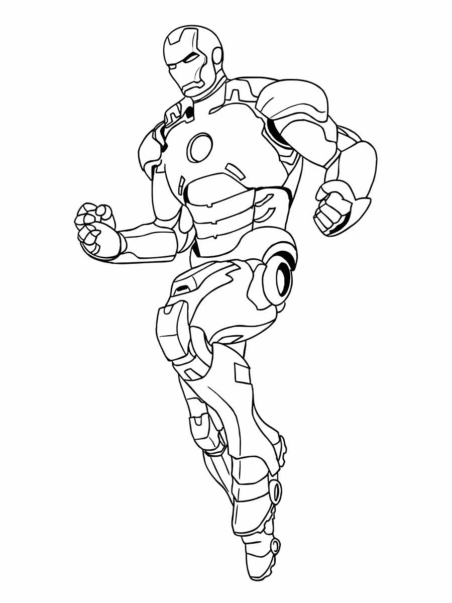 Iron man coloring page (34)