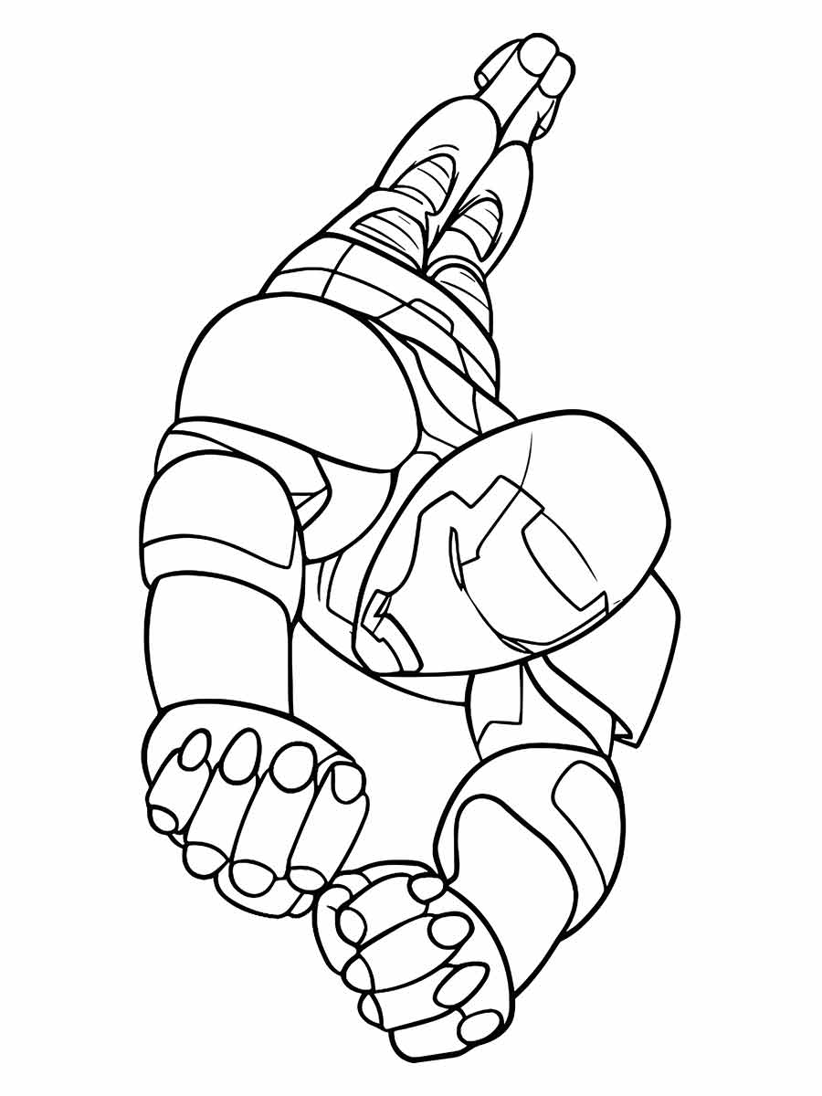 Iron man coloring page (41)