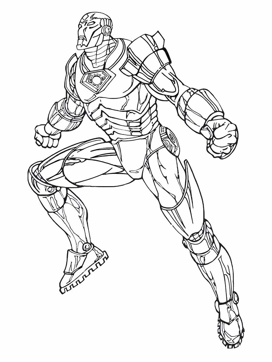 Iron man coloring page (46)