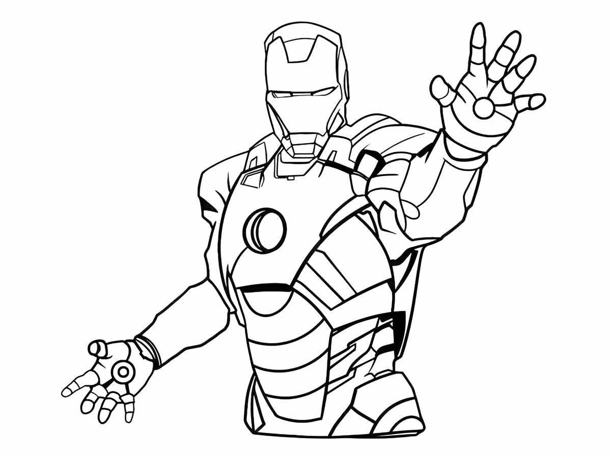 Iron man coloring page (47)