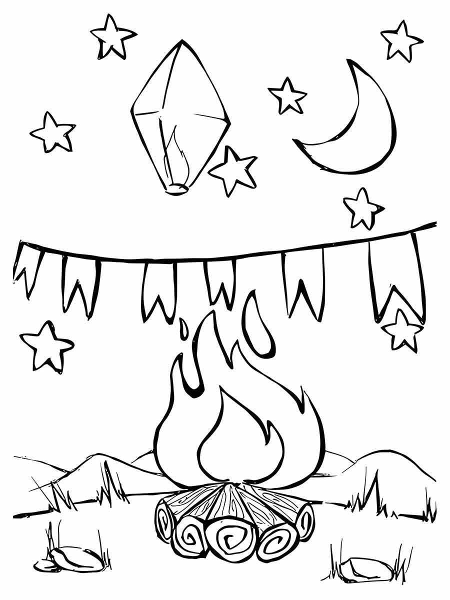 June celebration coloring page (100)