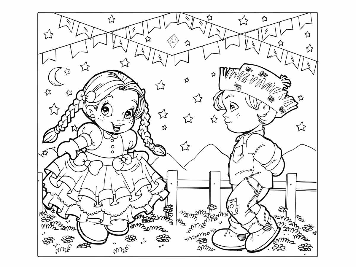 June celebration coloring page (50)