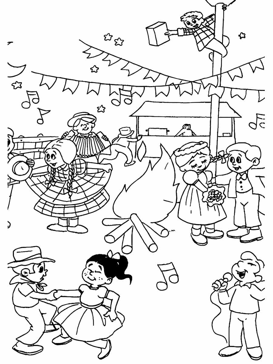 June celebration coloring page (58)