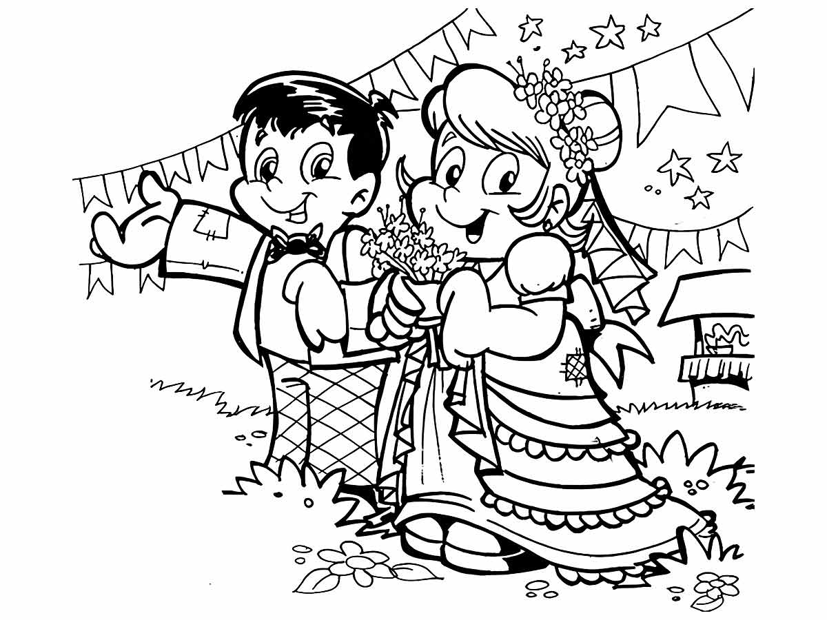 June celebration coloring page (73)