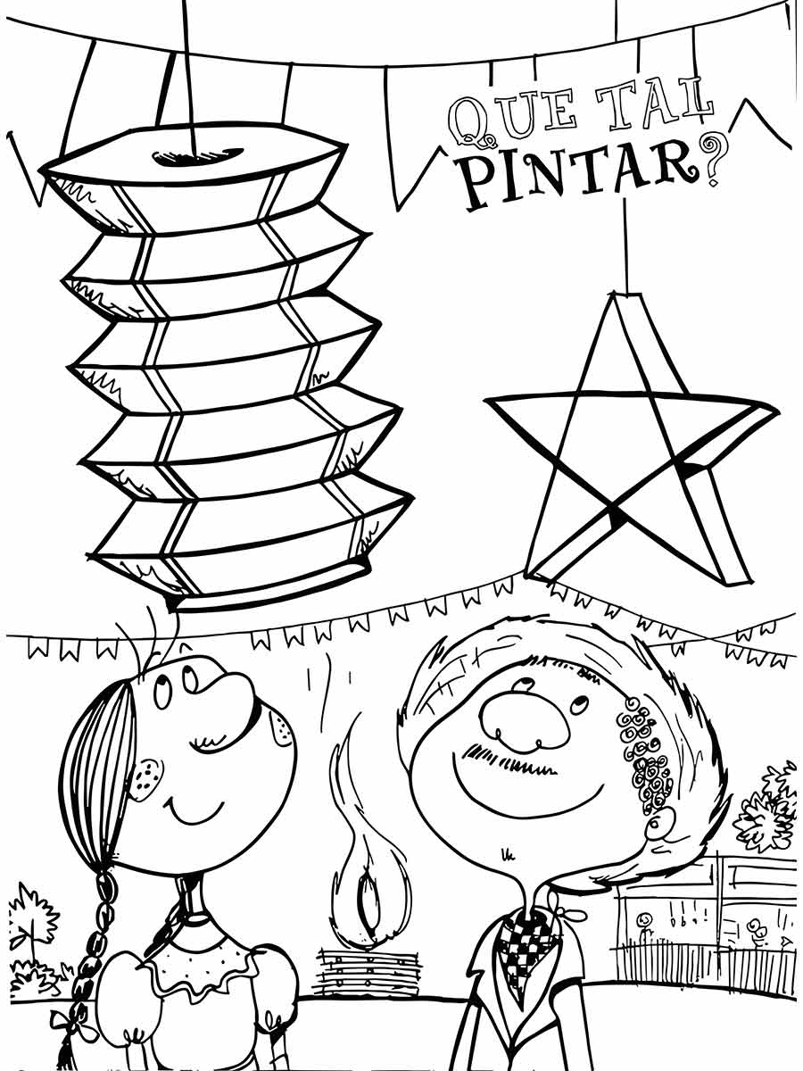 June celebration coloring page (79)