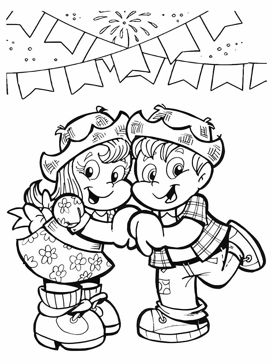 June celebration coloring page (88)