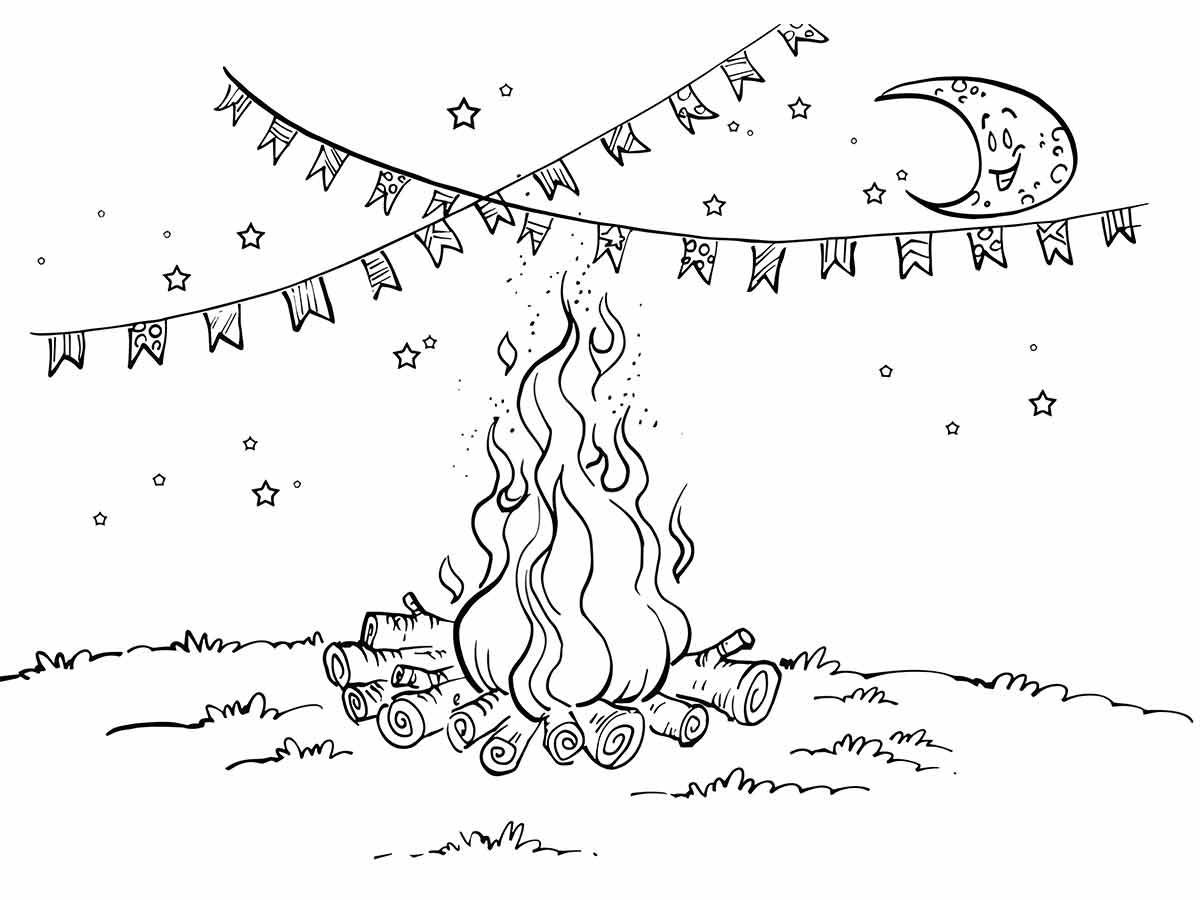 June celebration coloring page (95)