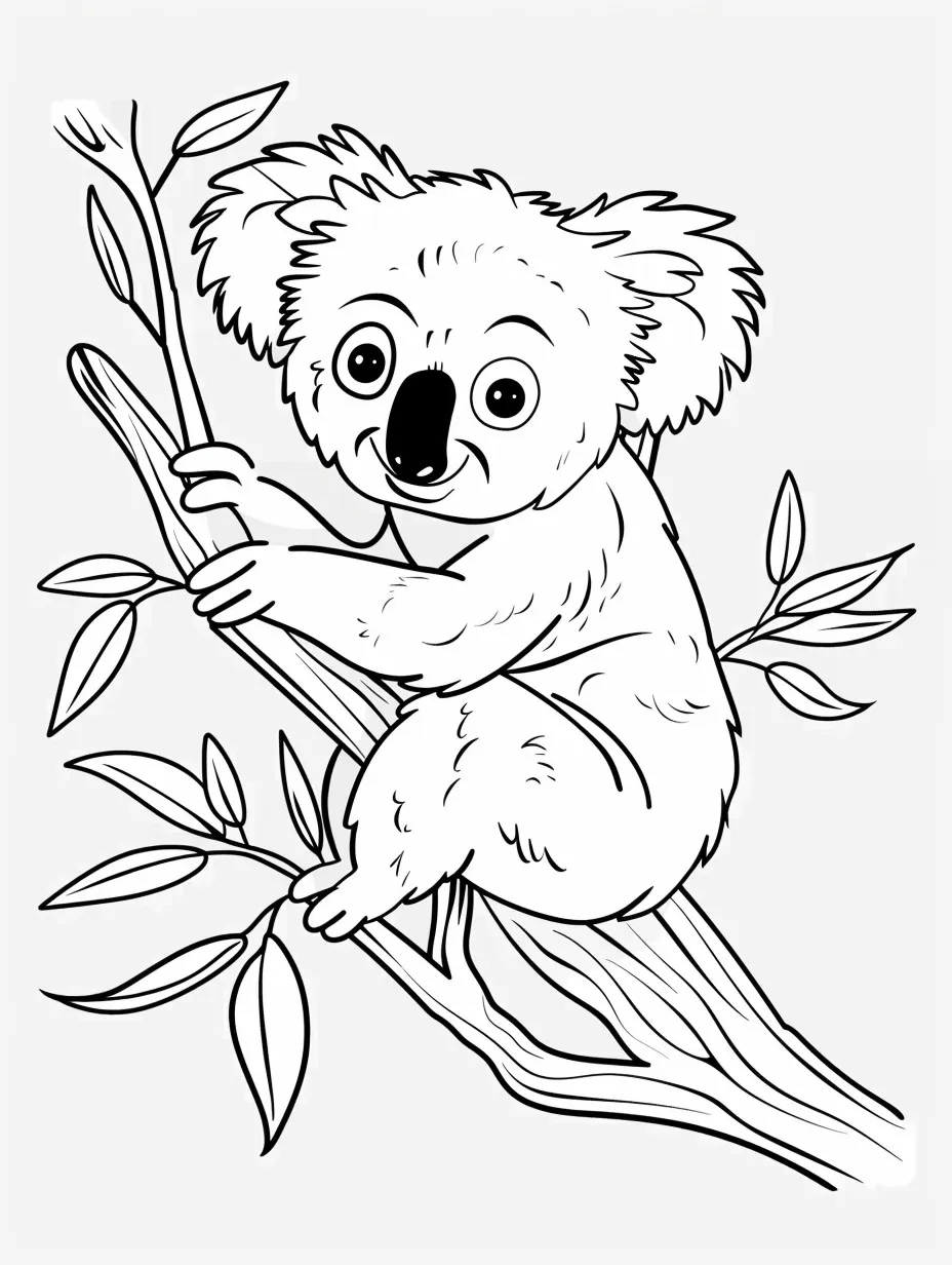 Koala coloring pages (1)