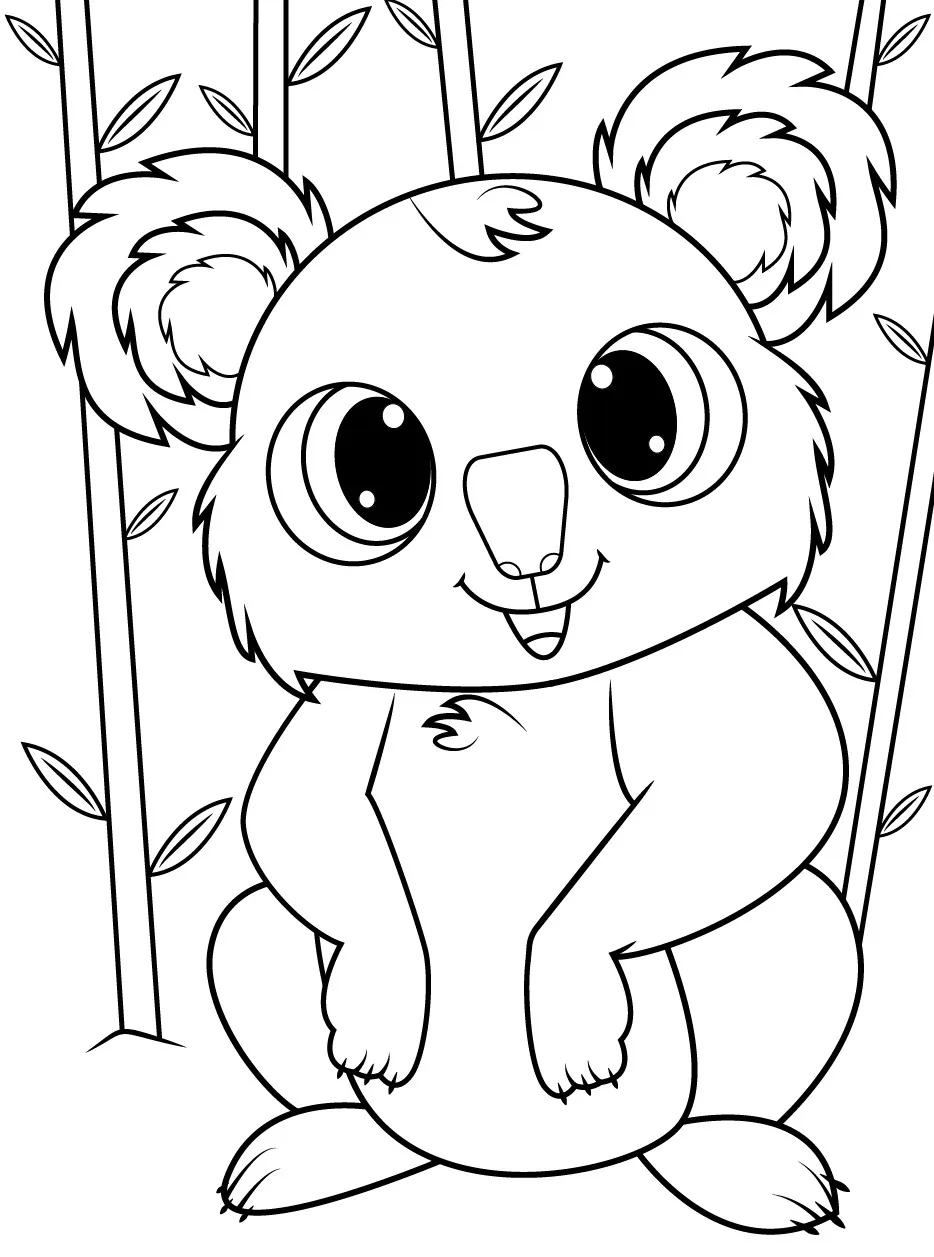 Koala coloring pages (11)