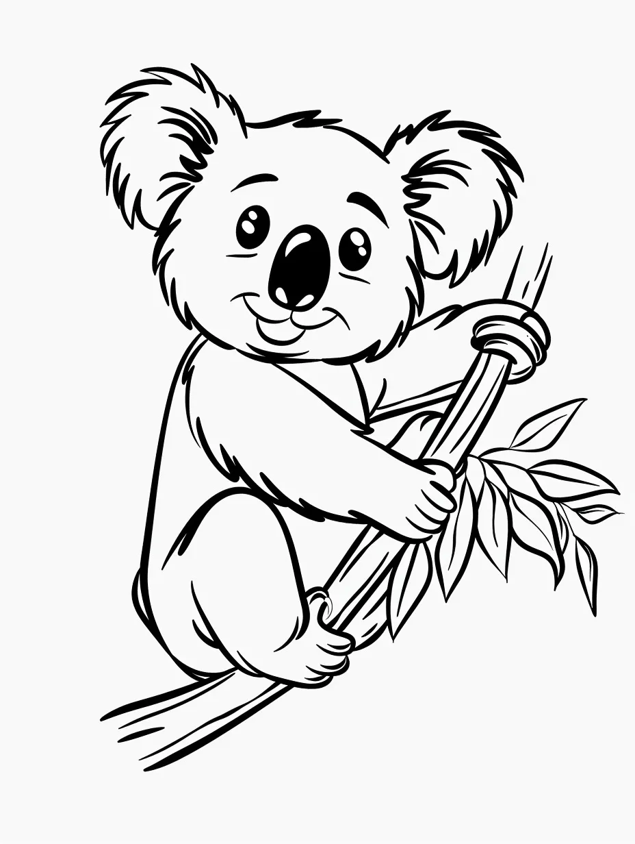 Koala coloring pages (2)