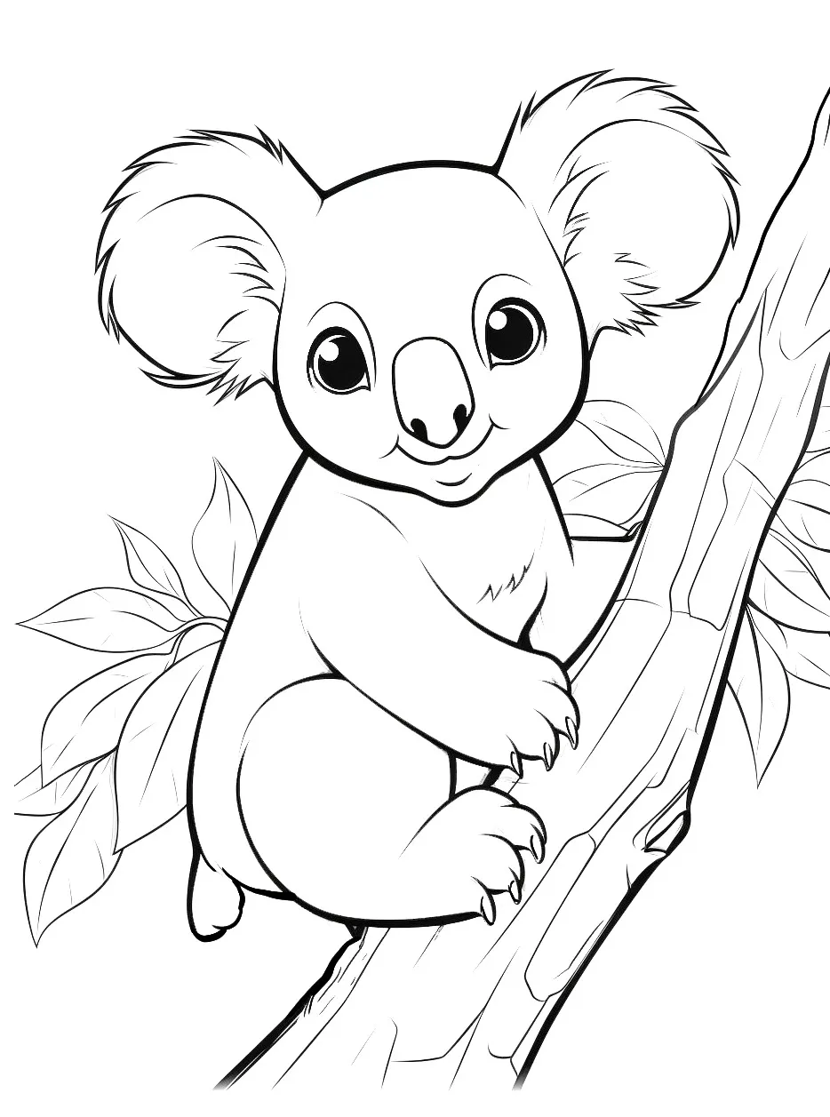 Koala coloring pages (21)