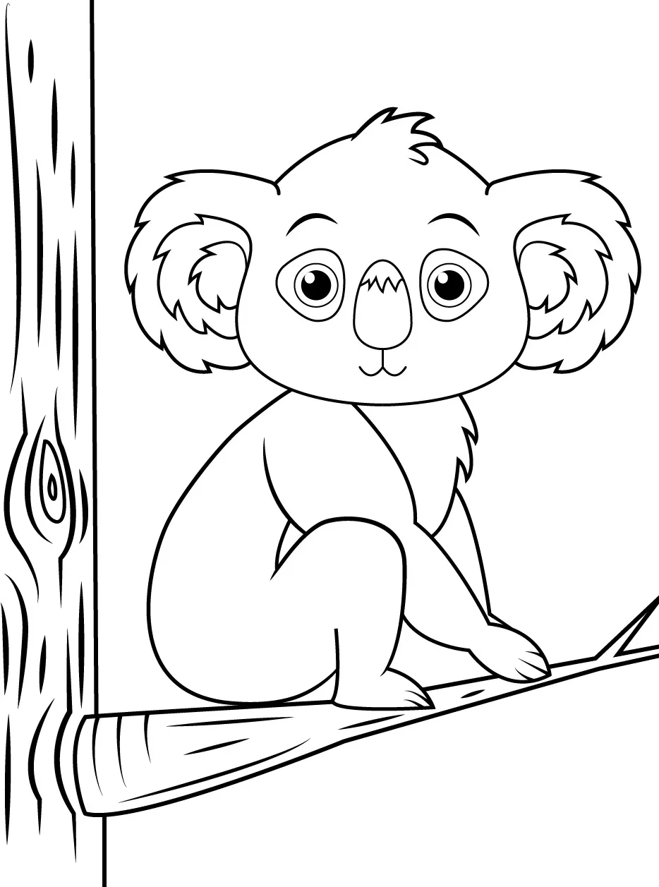 Koala coloring pages (22)