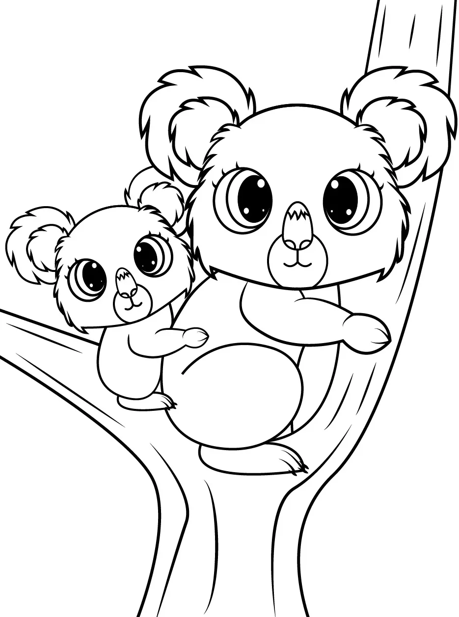 Koala coloring pages (23)