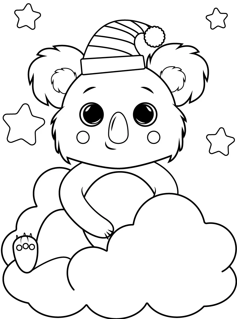 Koala coloring pages (24)