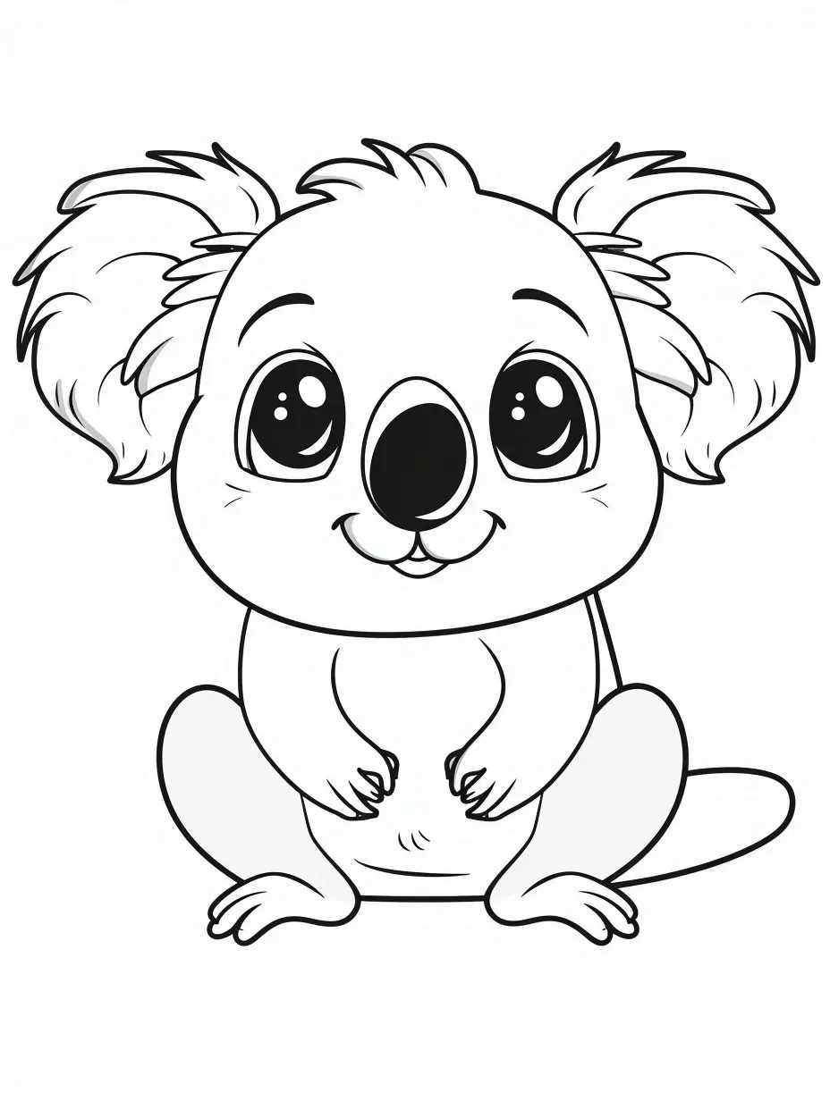 Koala coloring pages (3)