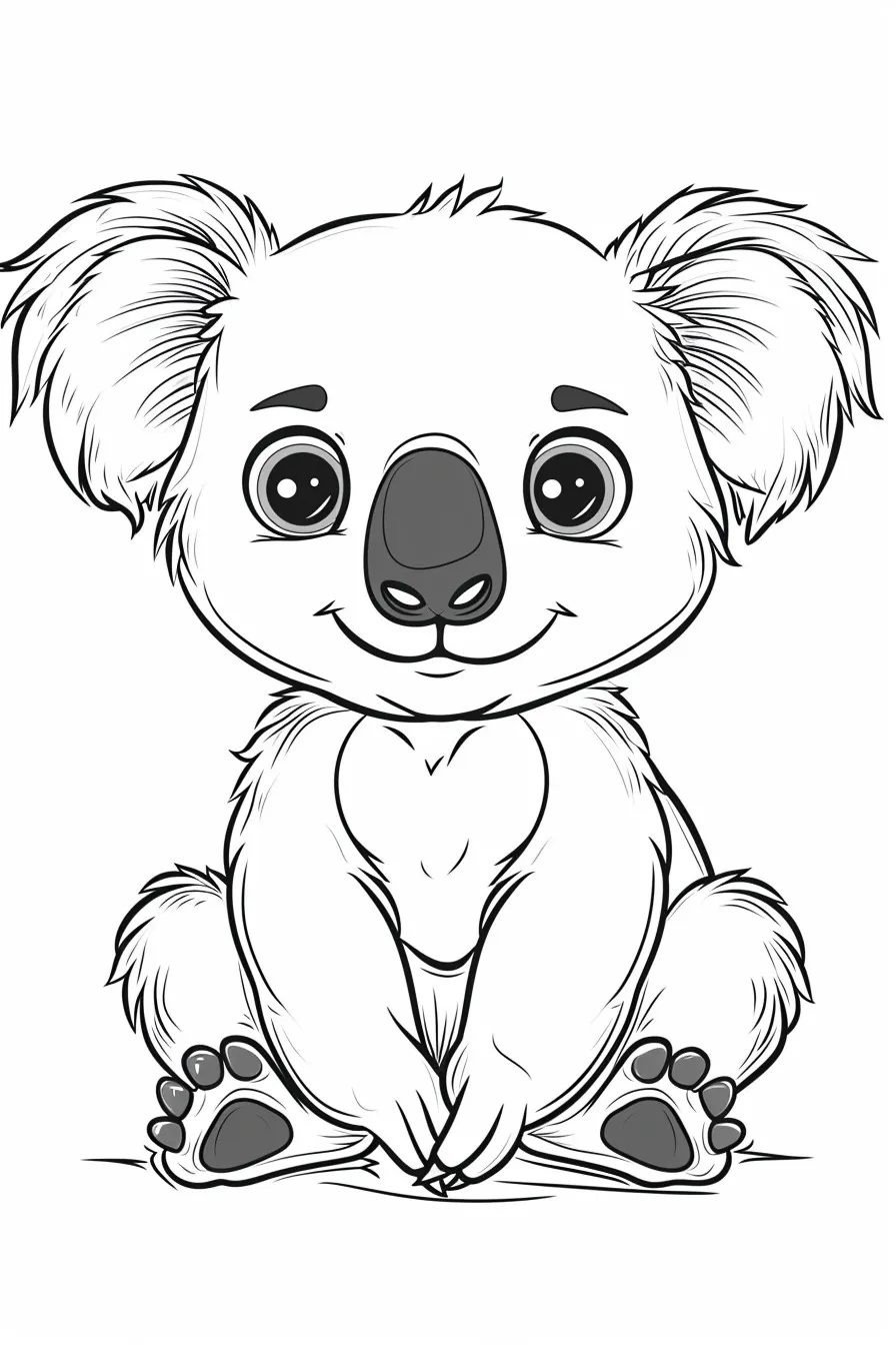 Koala coloring pages (8)