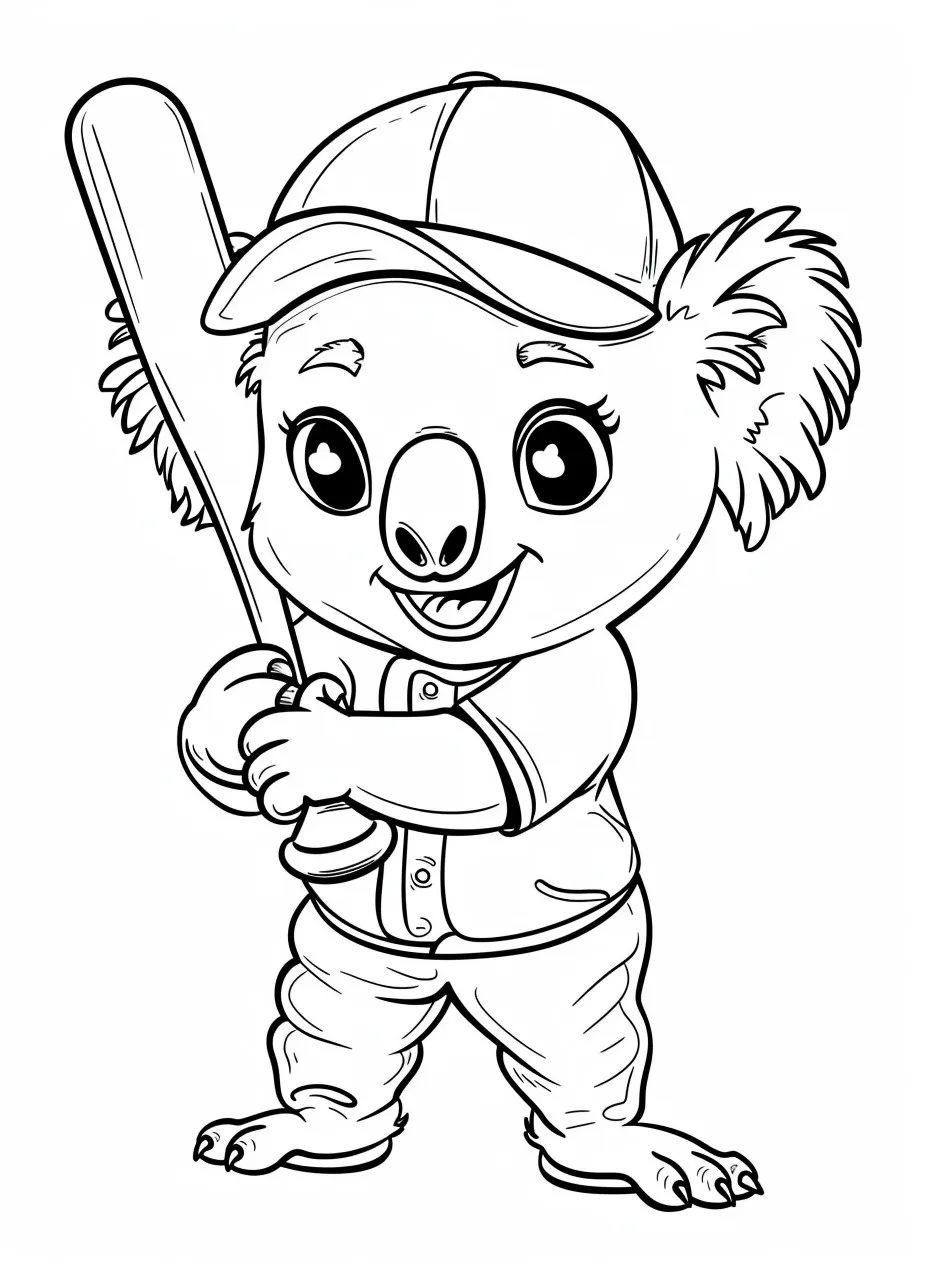 Koala coloring pages (9)