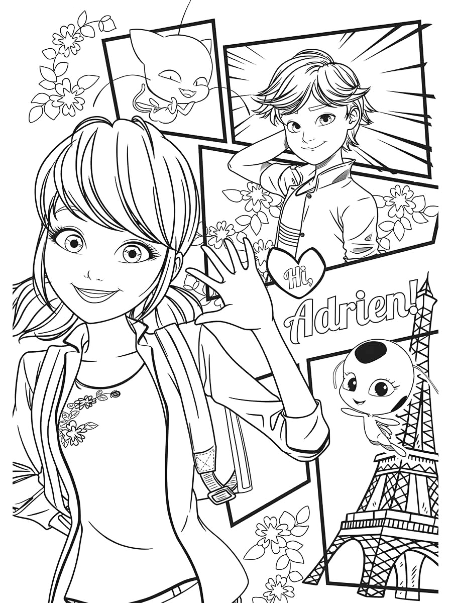 Lady bug coloring page (36)