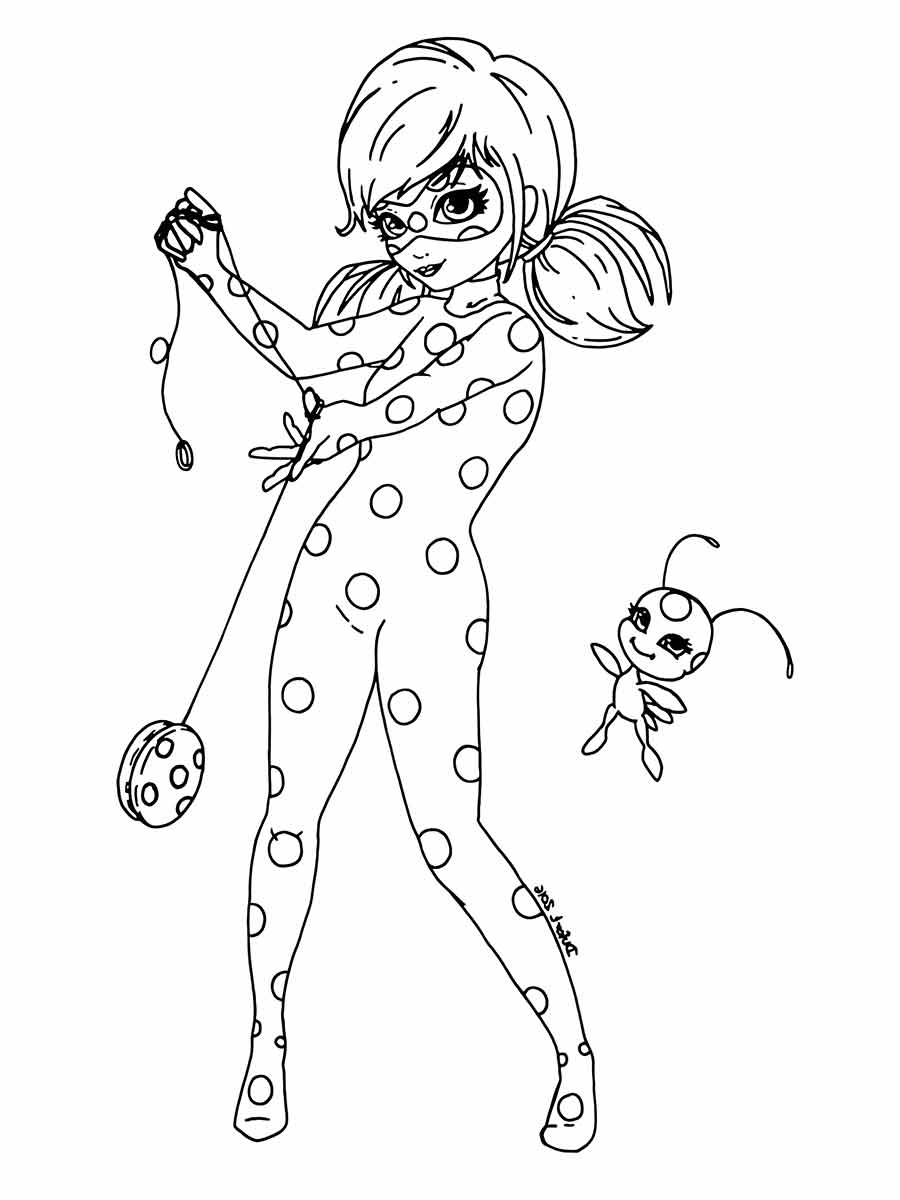 Lady bug coloring page (48)