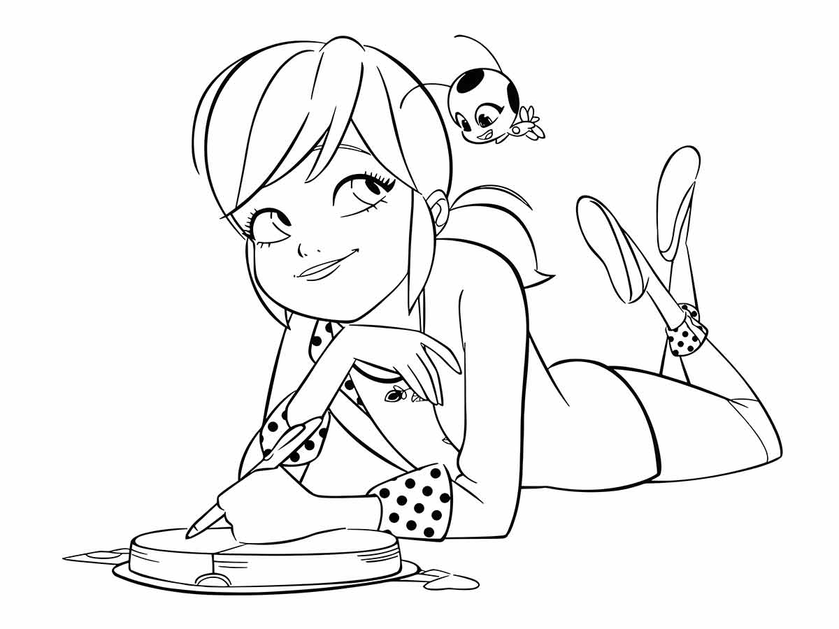 Lady bug coloring page (50)