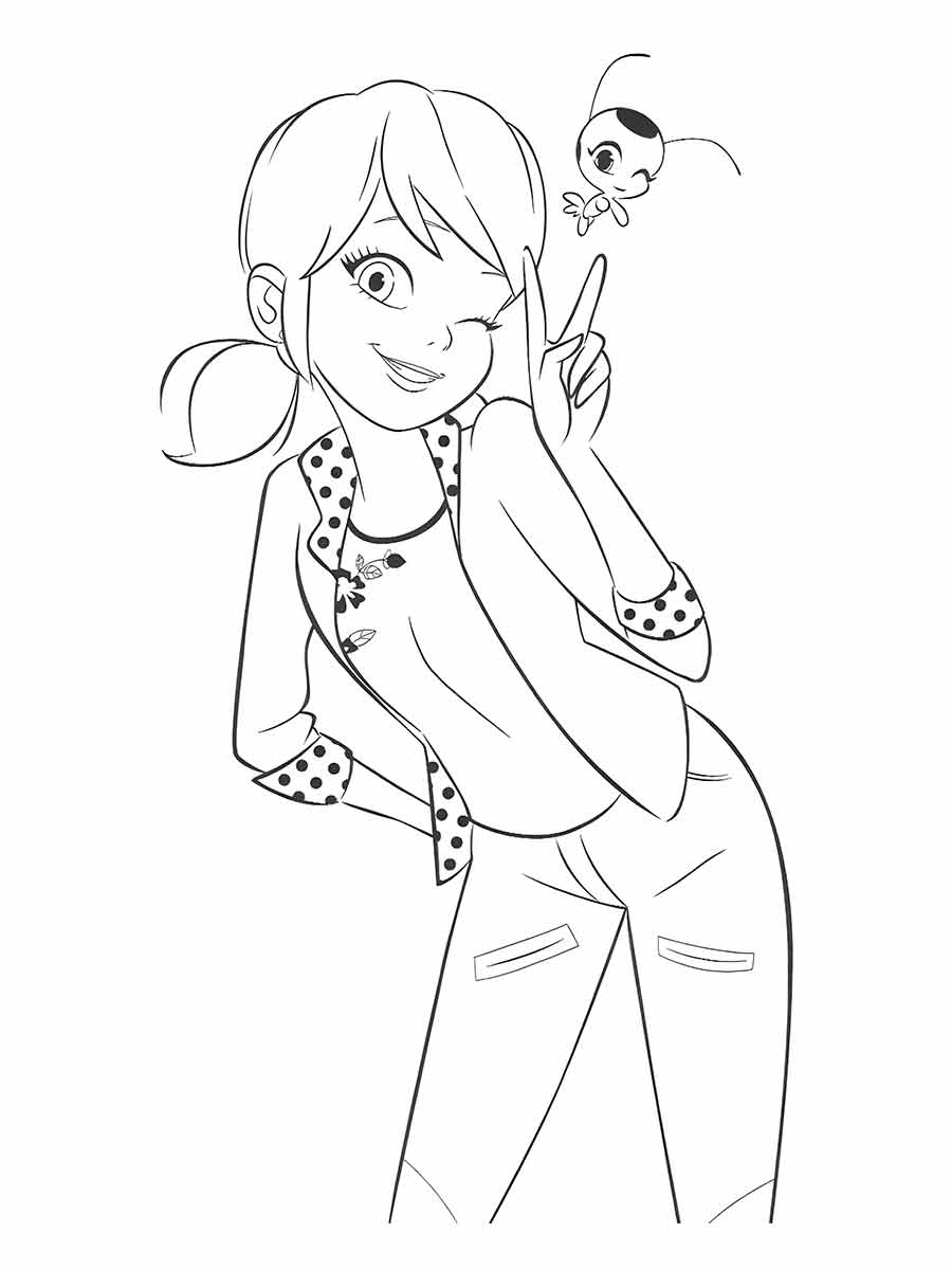 Lady bug coloring page (53)