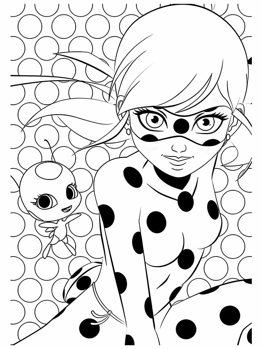 Lady bug coloring page (60)