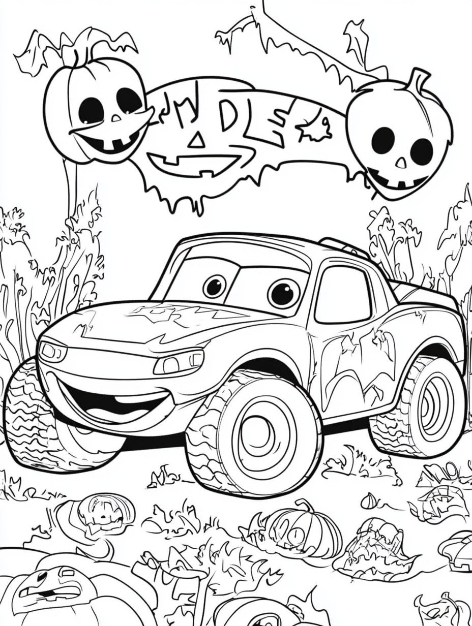 Lightning McQueen coloring page (1)