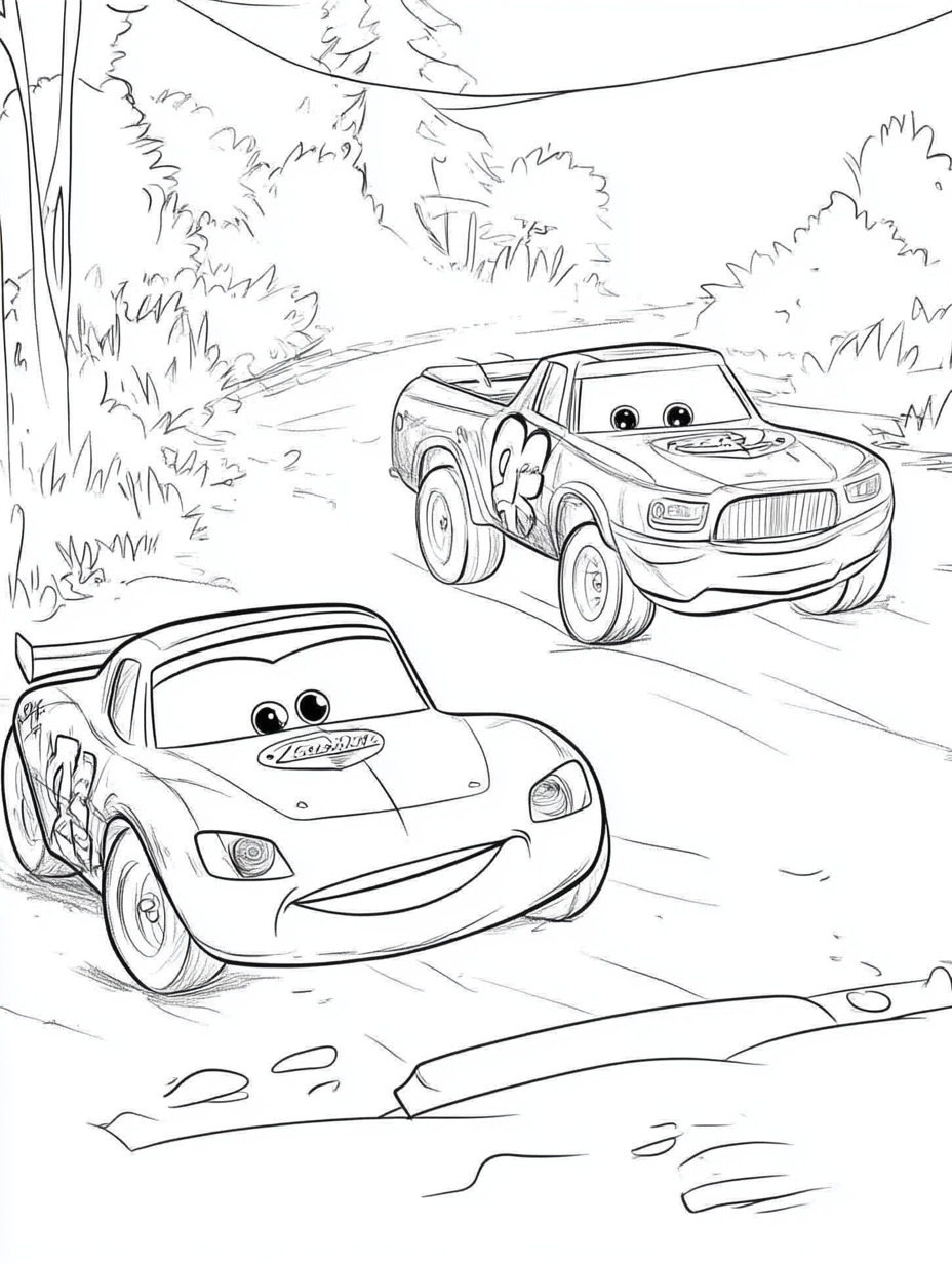 Lightning McQueen coloring page (11)