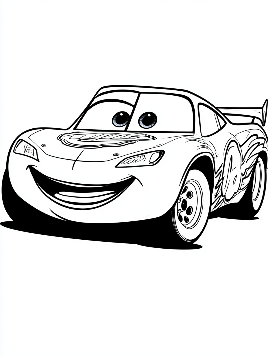 Lightning McQueen coloring page (4)