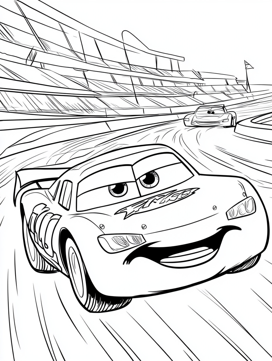 Lightning McQueen coloring page (8)