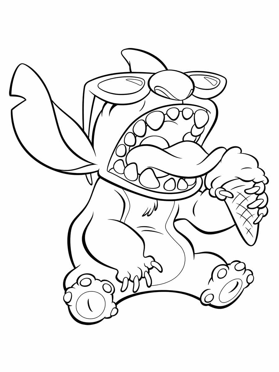 Lillo and Stich coloring page (1)