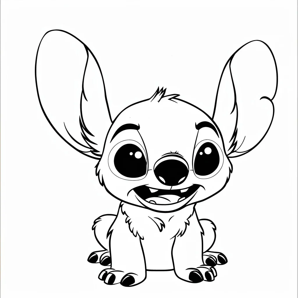 Lillo and Stich coloring page (10)