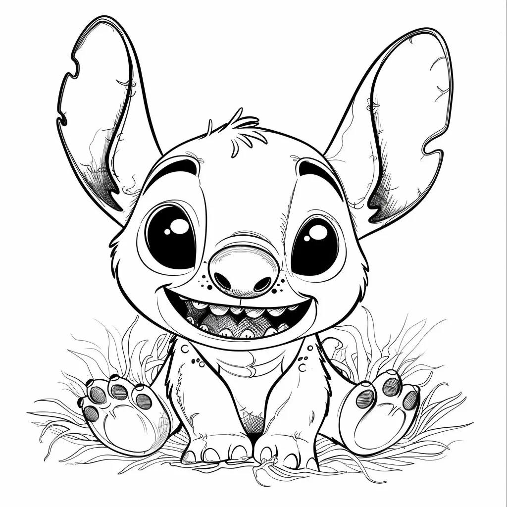 Lillo and Stich coloring page (11)