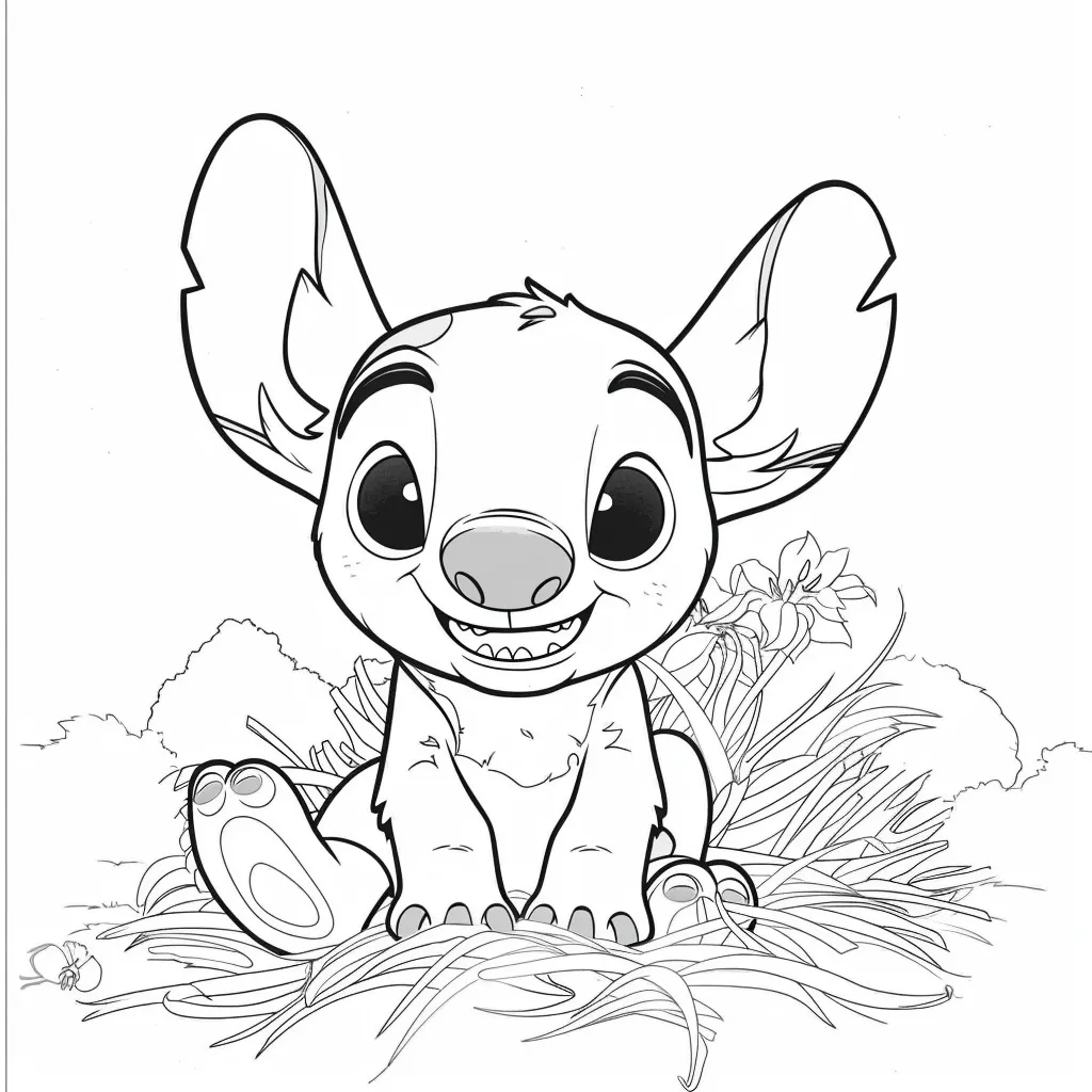 Lillo and Stich coloring page (12)