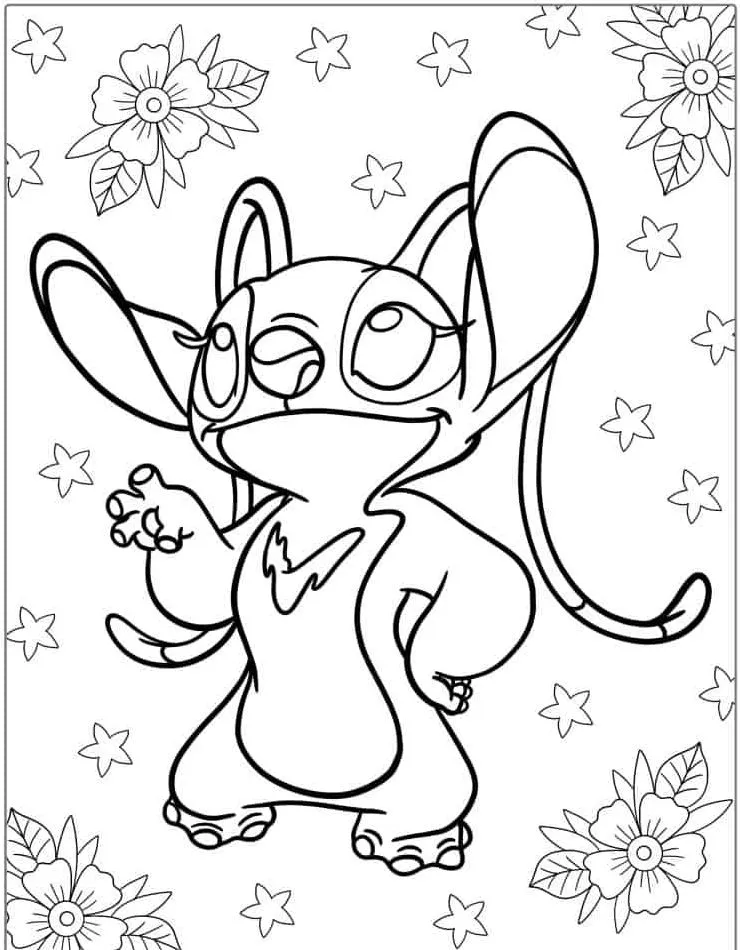 Lillo and Stich coloring page (14)