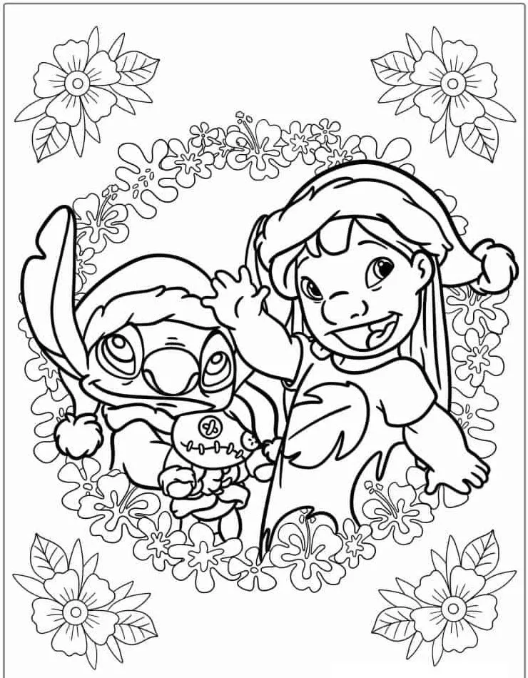 Lillo and Stich coloring page (16)