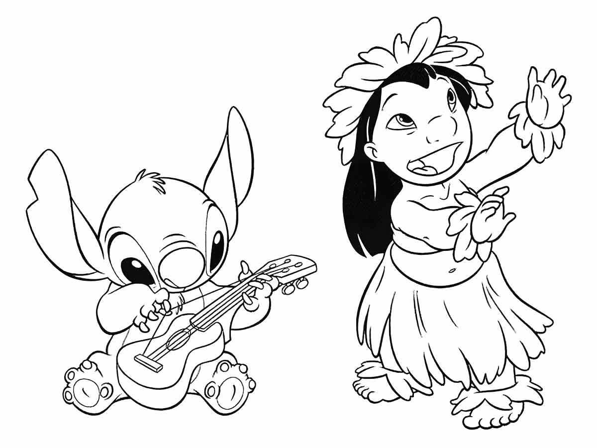 Lillo and Stich coloring page (21)