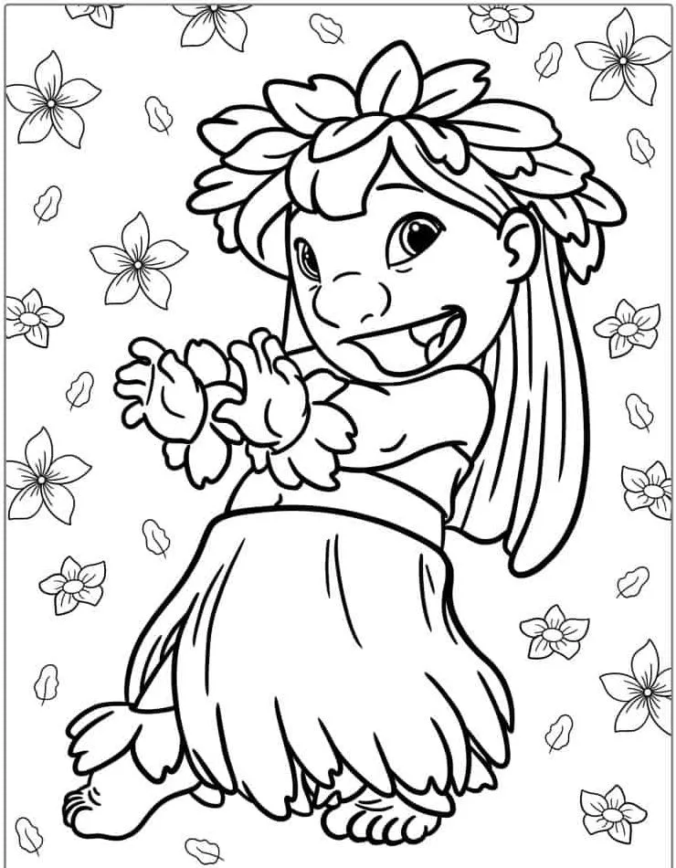 Lillo and Stich coloring page (22)